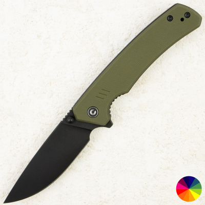 Нож CIVIVI Merit, Black Stonewashed 14C28N, G10 Handle, C24012